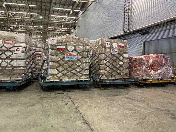 Việt Nam tiếp nhận gần 8 tấn thiết bị y tế do Ba Lan viện trợ ảnh 1