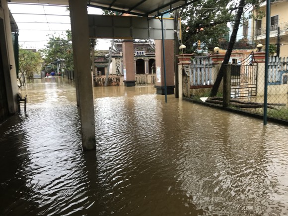Nước lũ dâng cao, nhiều nơi ở Quảng Ngãi bị ngập sâu ảnh 8