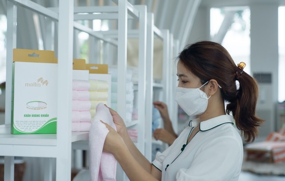 Phong Phú ra mắt sản phẩm khăn kháng khuẩn cao cấp  ảnh 1