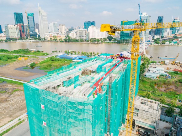 SonKim Land tổ chức lễ cất nóc dự án The Galleria Residence ảnh 4