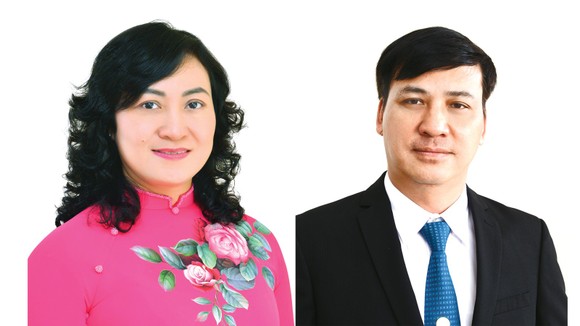 Bà Phan Thị Thắng và ông Lê Hòa Bình vừa được Thủ tướng Chính phủ phê chuẩn kết quả bầu bổ sung chức vụ Phó Chủ tịch UBND TPHCM nhiệm kỳ 2016-2021. Ảnh: VIỆT DŨNG