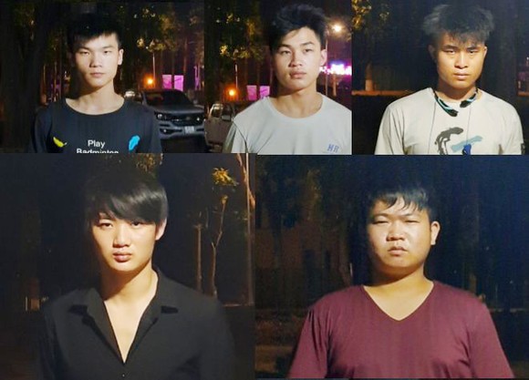 5 người Trung Quốc nhập cảnh trái phép vào Việt Nam bị bắt giữ. Ảnh: Công an cung cấp