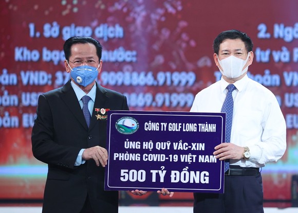 Ông Lê Văn Kiểm Chủ tịch Golf Long Thành ủng hộ 500 tỷ đồng vào Quỹ vaccine phòng chống dịch Covid-19  ​