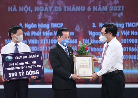 Ông Lê Văn Kiểm Chủ tịch Golf Long Thành ủng hộ 500 tỷ đồng vào Quỹ vaccine phòng chống dịch Covid-19  ​ ảnh 2
