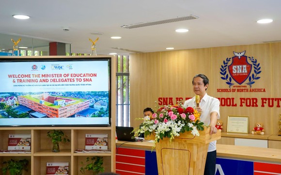Bộ trưởng Nguyễn Kim Sơn: Trường SNA sẽ đào tạo nên thế hệ trẻ có phẩm chất và năng lực của công dân toàn cầu ảnh 3