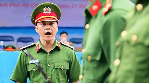 Sôi nổi hội thi điều lệnh công an nhân dân ảnh 2