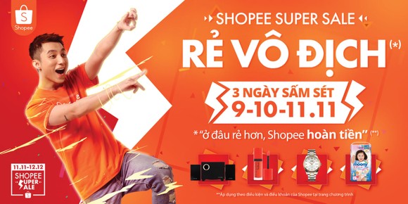 Shopee Super Sale “Rẻ vô địch” - sự kiện mua sắm lớn nhất mùa cuối năm  ảnh 1