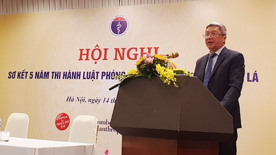 衛生部副部長阮長山在會議上發表講話。（圖源：衛生部）