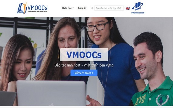 圖為VMOOCs免費網課平台界面。（圖源：網站截圖）