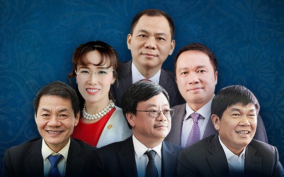 2021年全球億萬富翁排行榜中，越南首次有6富翁榜上有名。（圖源：謝呂）