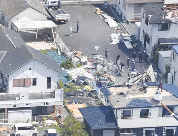 日本暴風致逾 3000 戶停電