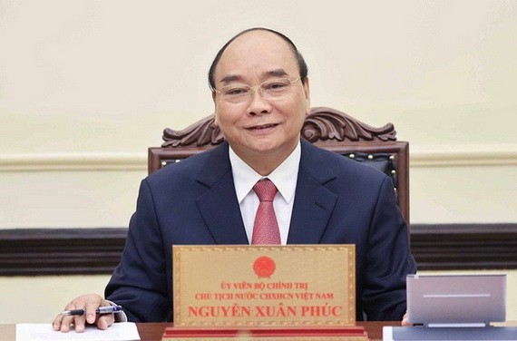 國家主席阮春福。（圖源：VGP）