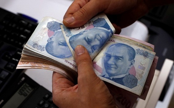 土耳其貨幣里拉暴跌。（圖源：路途社）