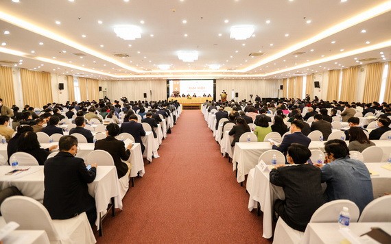 2020-2025年任期第十一次越南新聞工作者協會全國代表大會籌備會議現場。（圖：吳戎）