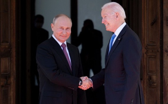 2021年6月16日，美國總統拜登在瑞士會見了俄羅斯總統普京。（圖：AFP）