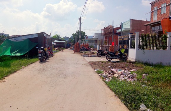 Một khu dân cư tự phát tại quận Bình Thủy, TP Cần Thơ