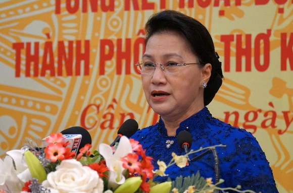 Chủ tịch Quốc hội Nguyễn Thị Kim Ngân dự kỷ niệm 75 năm ngày Tổng tuyển cử đầu tiên bầu Quốc hội ảnh 1