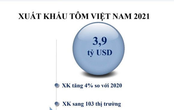 Xuất khẩu tôm 2022 dự kiến vượt mốc 4 tỷ USD ảnh 1
