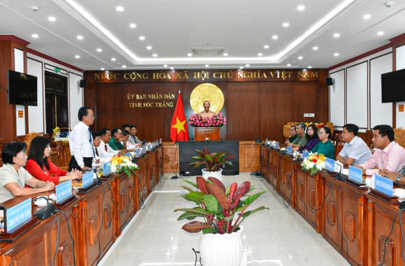 Hội Khmer - Việt Nam tại Campuchia thăm và làm việc với tỉnh Sóc Trăng ảnh 1