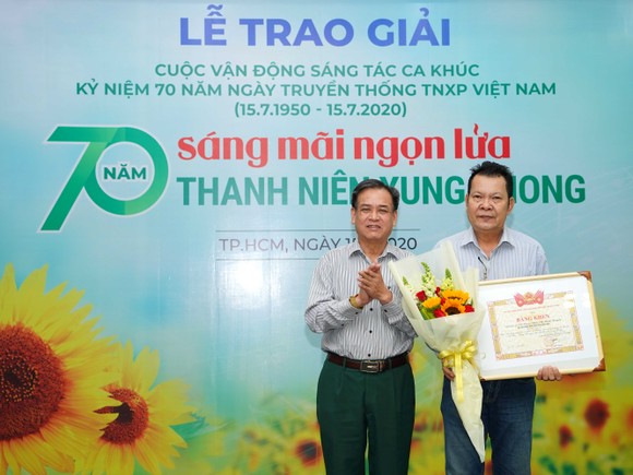 8 tác phẩm đoạt giải Cuộc vận động sáng tác ca khúc kỷ niệm 70 năm ngày truyền thống lực lượng TNXP Việt Nam ảnh 3