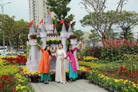 Nhộn nhịp đường hoa xuân Đà Nẵng ảnh 7