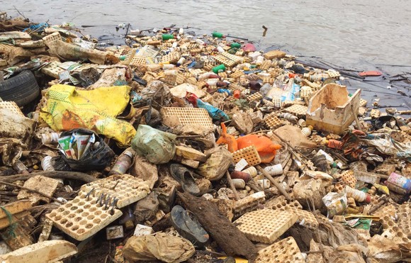 Hồ cấp nước sạch cho Đà Lạt tràn ngập rác thải nông nghiệp ảnh 1