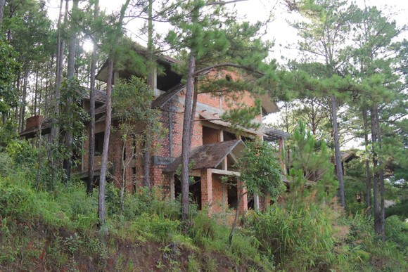 Khu biệt thự nghỉ dưỡng tại hồ Tuyền Lâm – Đà Lạt bỏ hoang nhiều năm ảnh 8