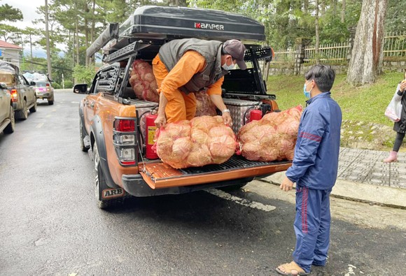 Thêm nhiều xe rau, củ từ Lâm Đồng hỗ trợ vùng dịch ở TPHCM và Phú Yên ảnh 6