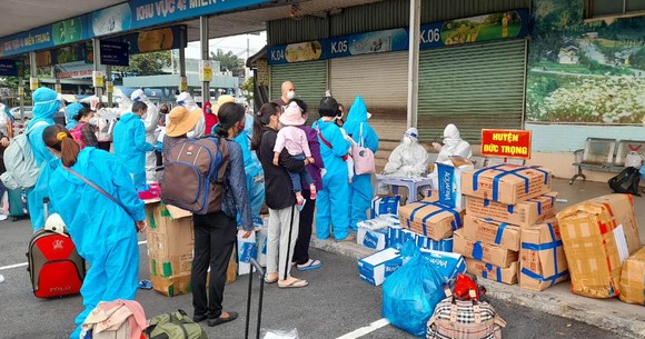 Lâm Đồng tổ chức đón hơn 3.100 người dân về địa phương ảnh 1