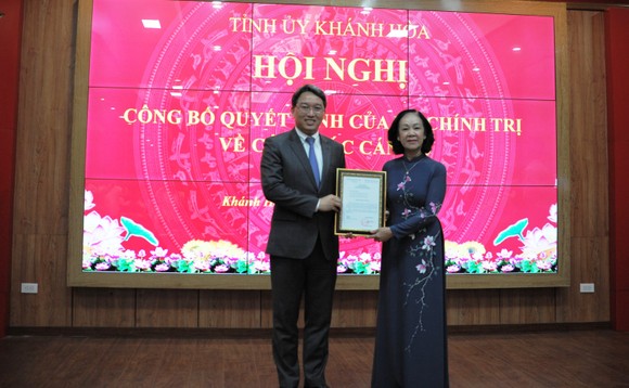 Ông Nguyễn Hải Ninh giữ chức Bí thư Tỉnh ủy Khánh Hòa ảnh 1