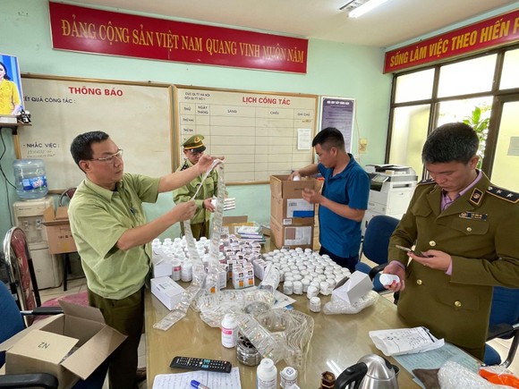 Phát hiện gần 300.000 sản phẩm thuốc nghi nhập lậu qua cảng hàng không Nội Bài ảnh 4