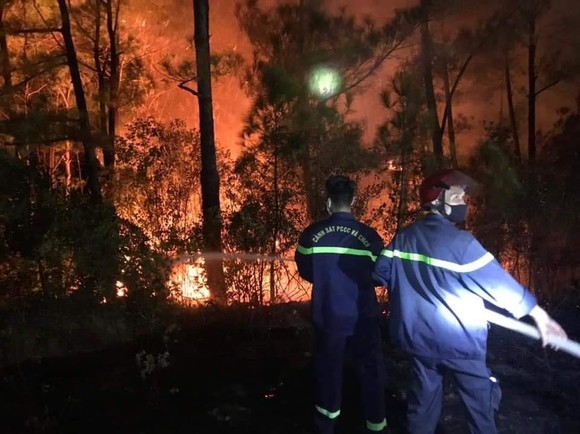 Cháy rừng ở Huế, cắt tải khẩn cấp bảo vệ đường dây 500kV Bắc - Nam ảnh 3