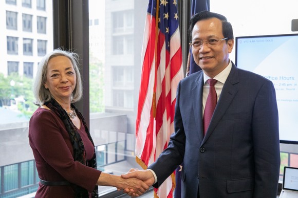 Bộ trưởng Bộ LĐTB-XH Đào Ngọc Dung thăm, làm việc với Bộ Lao động Hoa Kỳ ảnh 2