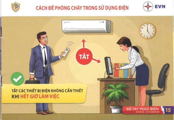 Hướng dẫn phòng cháy do chập điện tại các cơ sở sản xuất, kinh doanh, công sở ảnh 13