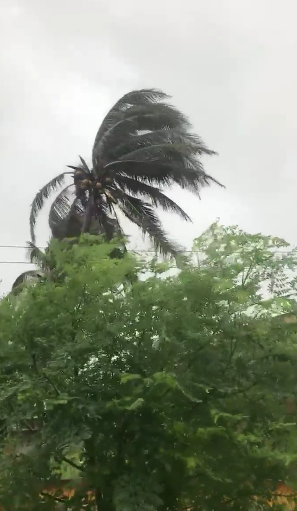 Đảo Phú Quý mưa lớn, nhà nghỉ, khách sạn mở cửa miễn phí cho người dân trú bão ảnh 2