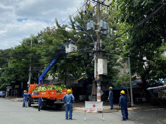 Đảm bảo cấp điện liên tục, an toàn mùa mưa bão ảnh 1