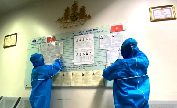 Phương án tổ chức bầu cử tại 2 bệnh viện bị cách ly ở Hà Nội  ảnh 3
