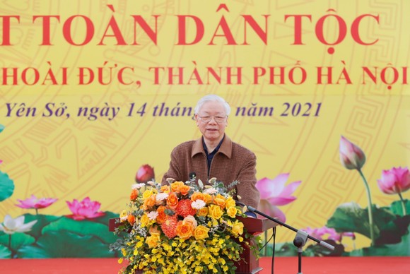 Tổng Bí thư Nguyễn Phú Trọng: Tiếp tục tăng cường, phát huy sức mạnh khối đại đoàn kết toàn dân tộc ảnh 3