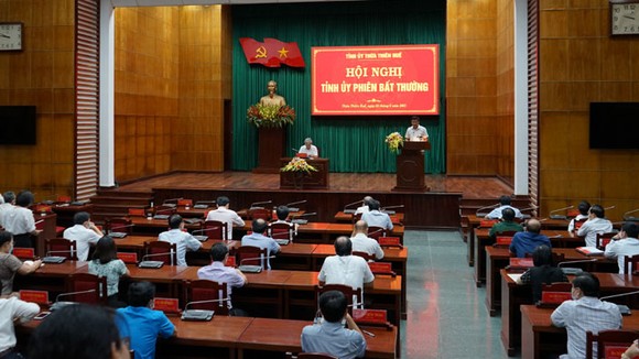 Hội nghị Tỉnh ủy Thừa Thiên - Huế bầu đồng chí Nguyễn Văn Phương làm Phó Bí thư Tỉnh ủy