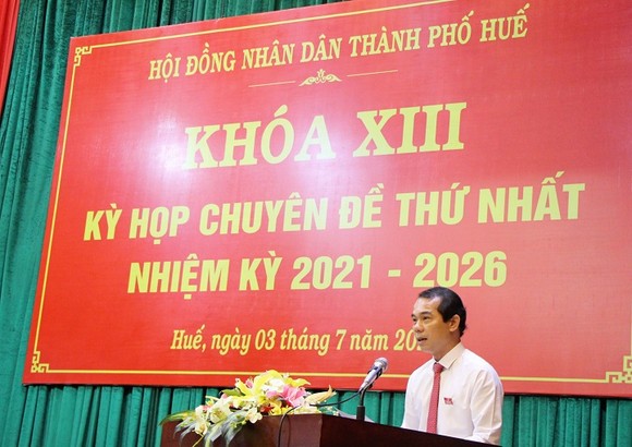 Ông Võ Lê Nhật được bầu làm Chủ tịch UBND thành phố Huế ảnh 1