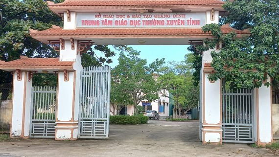 Trụ sở Trung tâm GDTX tỉnh Quảng Bình  ​