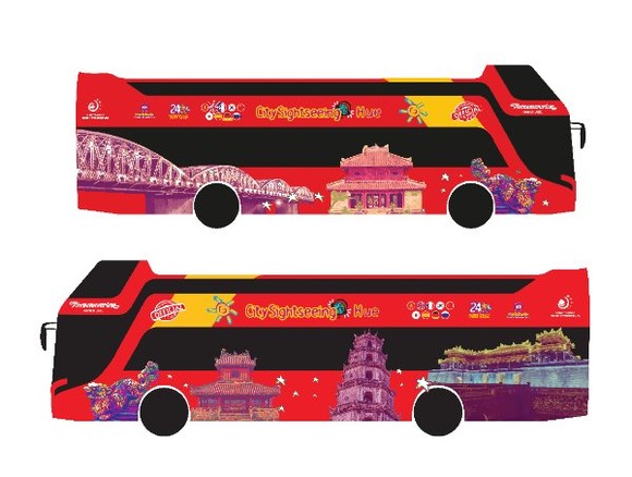 Thừa Thiên - Huế: Thí điểm đưa xe buýt 2 tầng vào phục vụ du khách ảnh 1