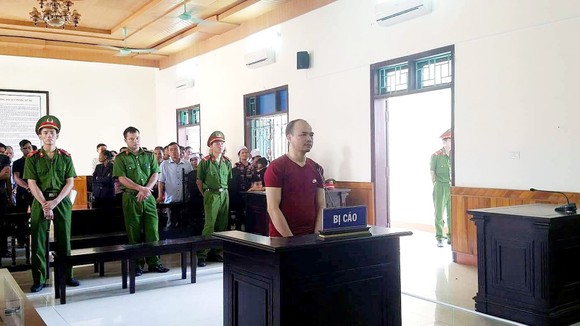 Bị cáo Nguyễn Nam Hải tại phiên tòa xét xử