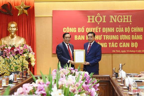Giám đốc Công an tỉnh Nghệ An được điều động giữ chức Phó Bí thư Tỉnh ủy Hà Tĩnh ảnh 1