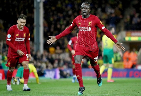 Sadio Mane giúp Liverpool tiếp tục hành trình chinh phục kỷ lục. Ảnh: Getty Images