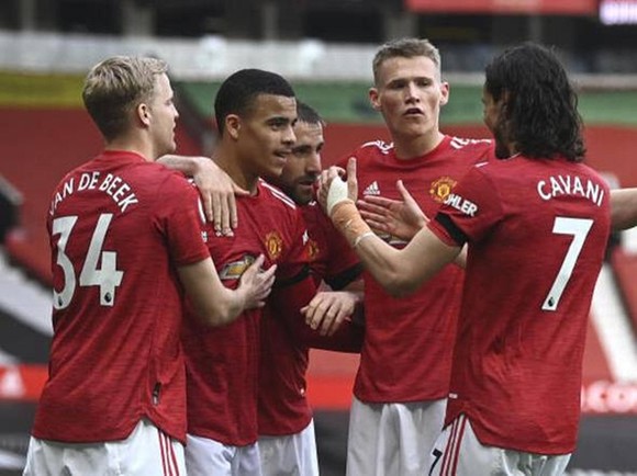 Man.United duy trì mạch thắng và củng cố ngôi nhì bảng. Ảnh: Getty Images
