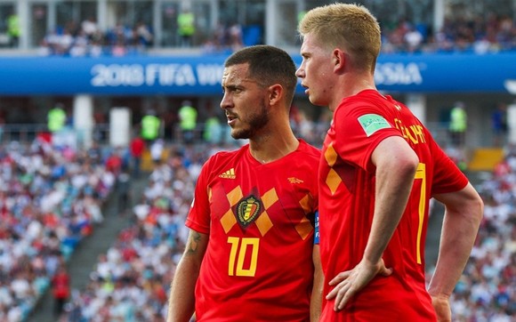 Tuyền Bỉ đang hồi hộp chờ tin về tình trạng của Eden Hazard và Kevin de Bruyne.