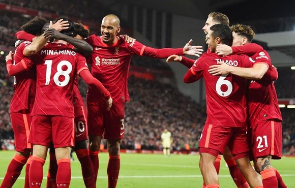 Liverpool đã trình diễn thứ bóng đá đầy khát khao và nguy hiểm. Ảnh: Getty Images