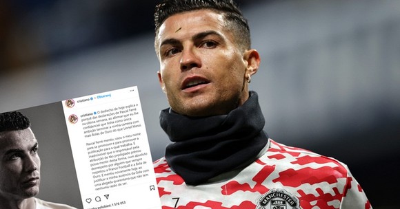 Cristiano Ronaldo đã có những phản ứng gay gắt trên mạng xã hội.