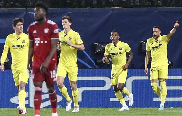 Villarreal tiếp tục tạo nên một kết quả đáng ngạc nhiên khác tại Champions League.